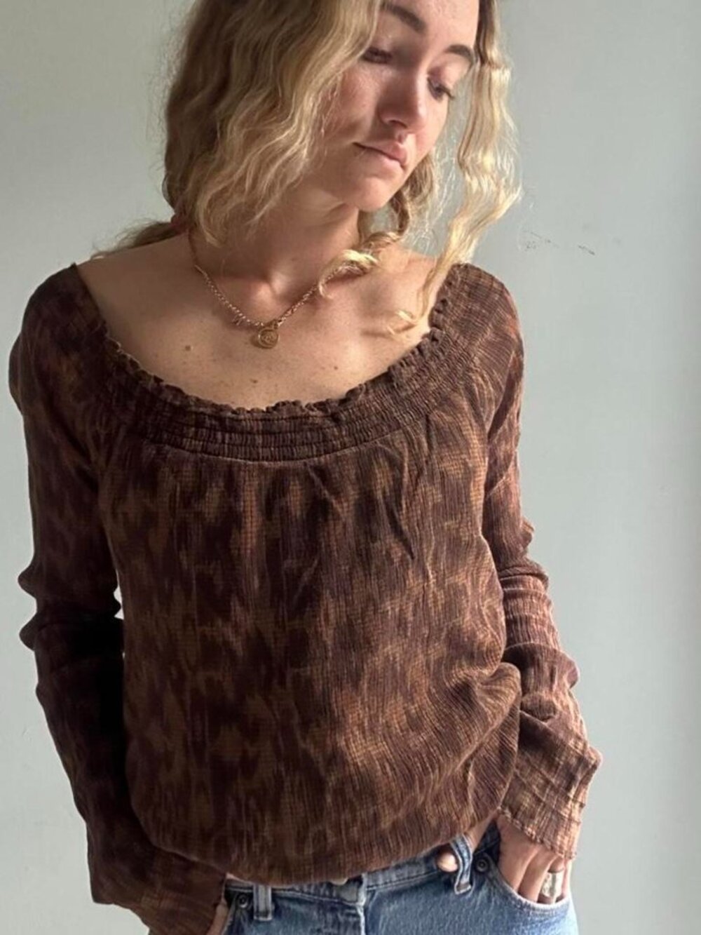 Ralph Lauren Women's Brown Blouse